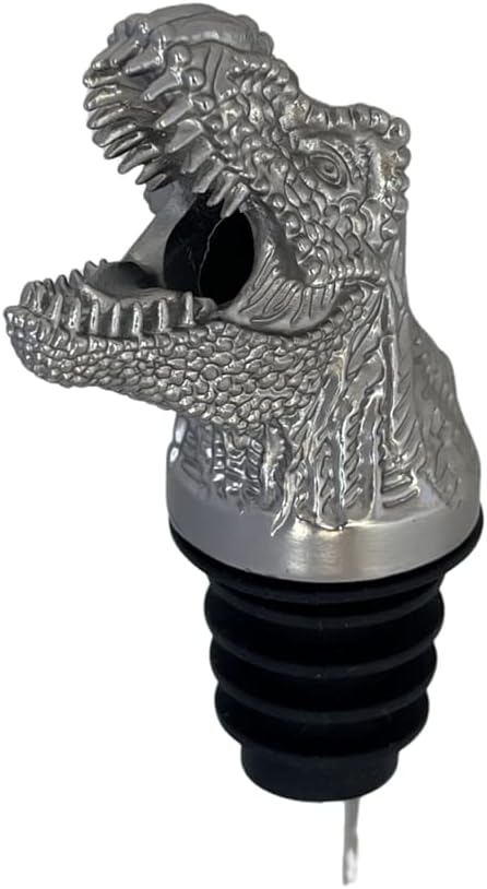 T-Rex Wine Aerator Pourer Spout – Funny Dinosaur Wine Gift for Men & Women – Novelty Animal Wine Accessory for Parties & Home Bar