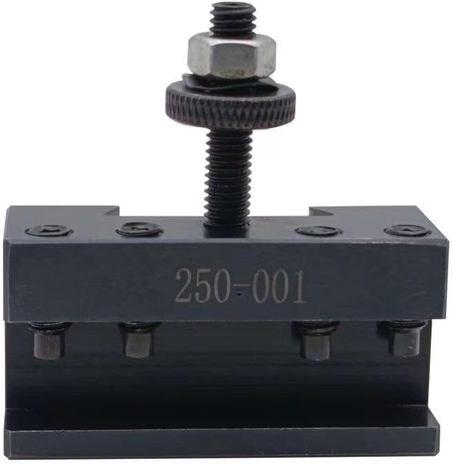 9 PCS 250-000 Quick Change Tool Post Set With Tool Holders For Mini Lathe Swing Dia 6-9". (0XA-9PC)
