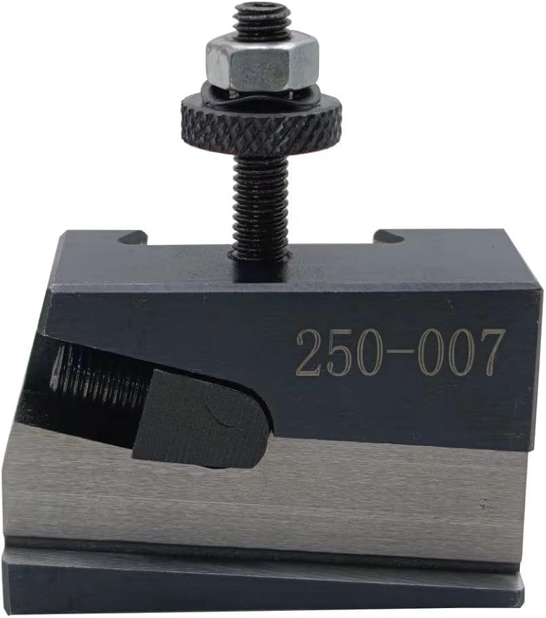 9 PCS 250-000 Quick Change Tool Post Set With Tool Holders For Mini Lathe Swing Dia 6-9". (0XA-9PC)