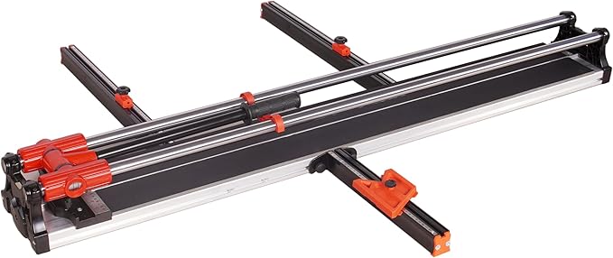 48" Double Slider Manual Tile Cutter Wide Aluminum Base Plate Ceramic Cutters Heavy Duty 1200mm (48inch/120cm) RJ1200JCSG