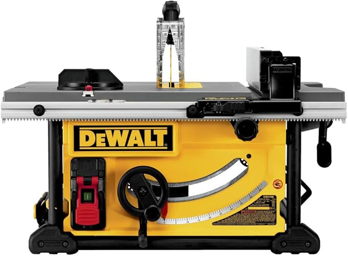 DEWALT 10-Inch Table Saw with Rolling Stand, 32-1/2-Inch Rip Capacity (DWE7491RS)