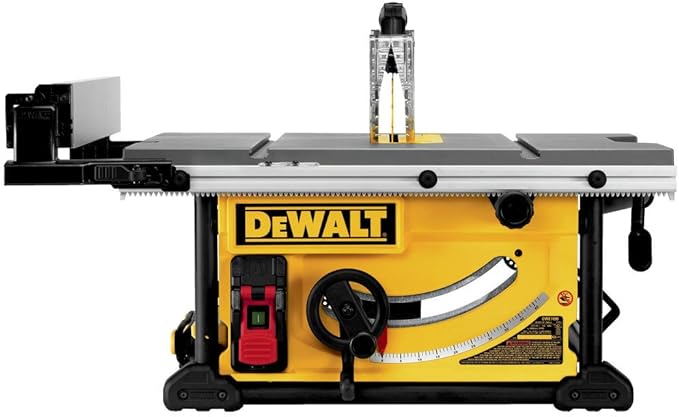 DEWALT 10-Inch Table Saw with Rolling Stand, 32-1/2-Inch Rip Capacity (DWE7491RS)