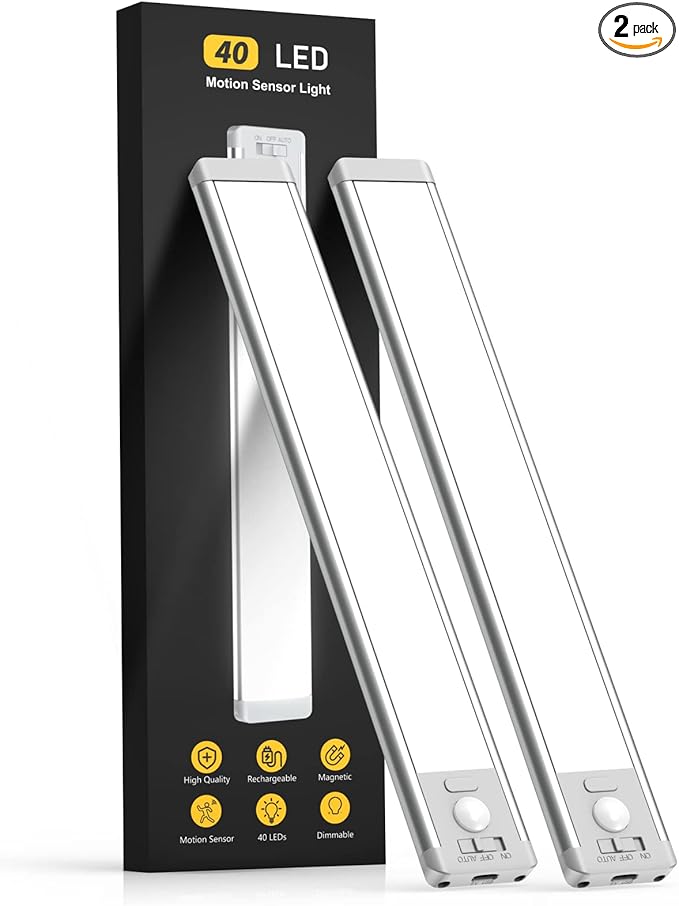 10inch Under Cabinet Lighting Motion Sensor Light Closet Lights Under Counter Lights