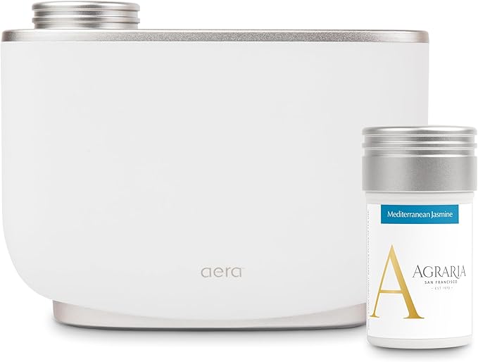 Aera Agraria Mediterranean Jasmine Home Fragrance Scent Refill - Notes of Jasmine, Honeysuckle and Tuberose - Works with The Aera Diffuser