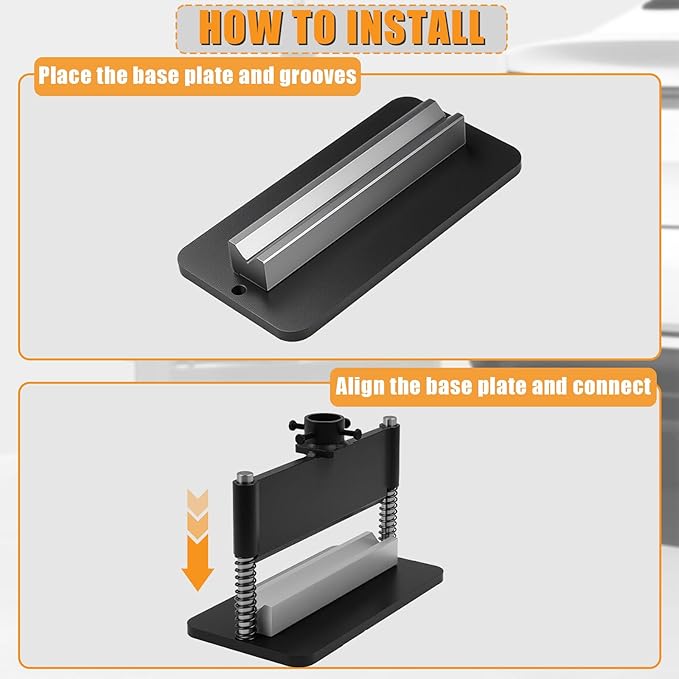 12" Press Brake Attachment, Hydraulic Press Accessories Kit, Dual Spring Design, Heavy Duty Metal Bending Tool For Standard 12/20 Ton Hydraulic Shop Presses