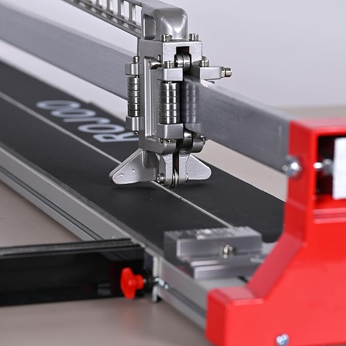 48inch Manual Tile Cutting Machine Wide Aluminum Bottom Plate Single Slide Rail Adjustable Ceramic Porcelain Tile Cutter Heavy Duty 1200mm