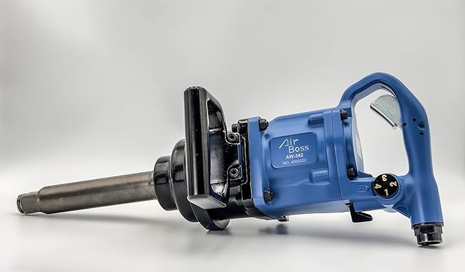 Airboss AW-342GL 1" Impact Wrench & 33M 90L CR-MO Deep Socket