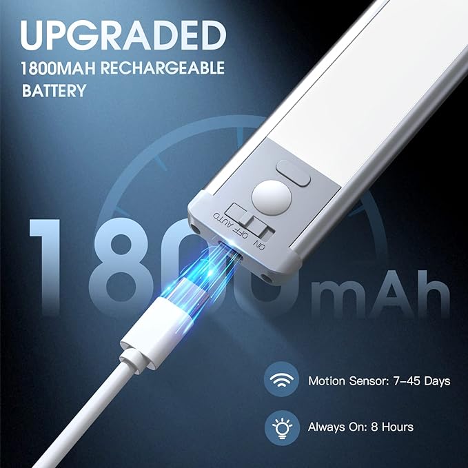 10inch Under Cabinet Lighting Motion Sensor Light Closet Lights Under Counter Lights