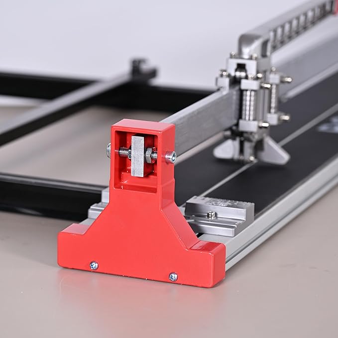 48inch Manual Tile Cutting Machine Wide Aluminum Bottom Plate Single Slide Rail Adjustable Ceramic Porcelain Tile Cutter Heavy Duty 1200mm