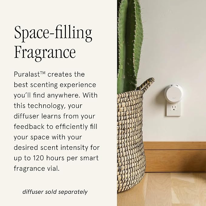 Pura & Brooklyn Candle Studio Home Scent Refill - Smart Home Air Diffuser - Up to 120-Hours of Luxury Fragrance per Vial - Clean & Safe Diffuser Fragrance - 2 Pack, Italia