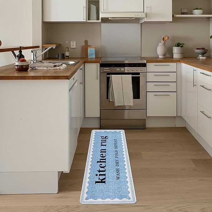 Kitchen Mat - Non-Slip, Washable, Water-Absorbent, Kitchen Entrance Rug Suitable for Laundry Room, Kitchen, Sink Area and Corridor. (24x72)