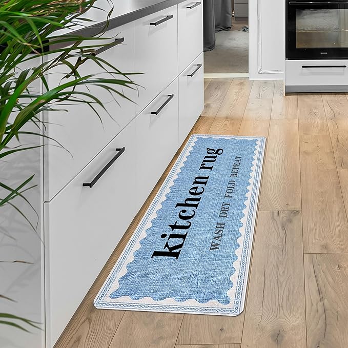 Kitchen Mat - Non-Slip, Washable, Water-Absorbent, Kitchen Entrance Rug Suitable for Laundry Room, Kitchen, Sink Area and Corridor. (24x72)